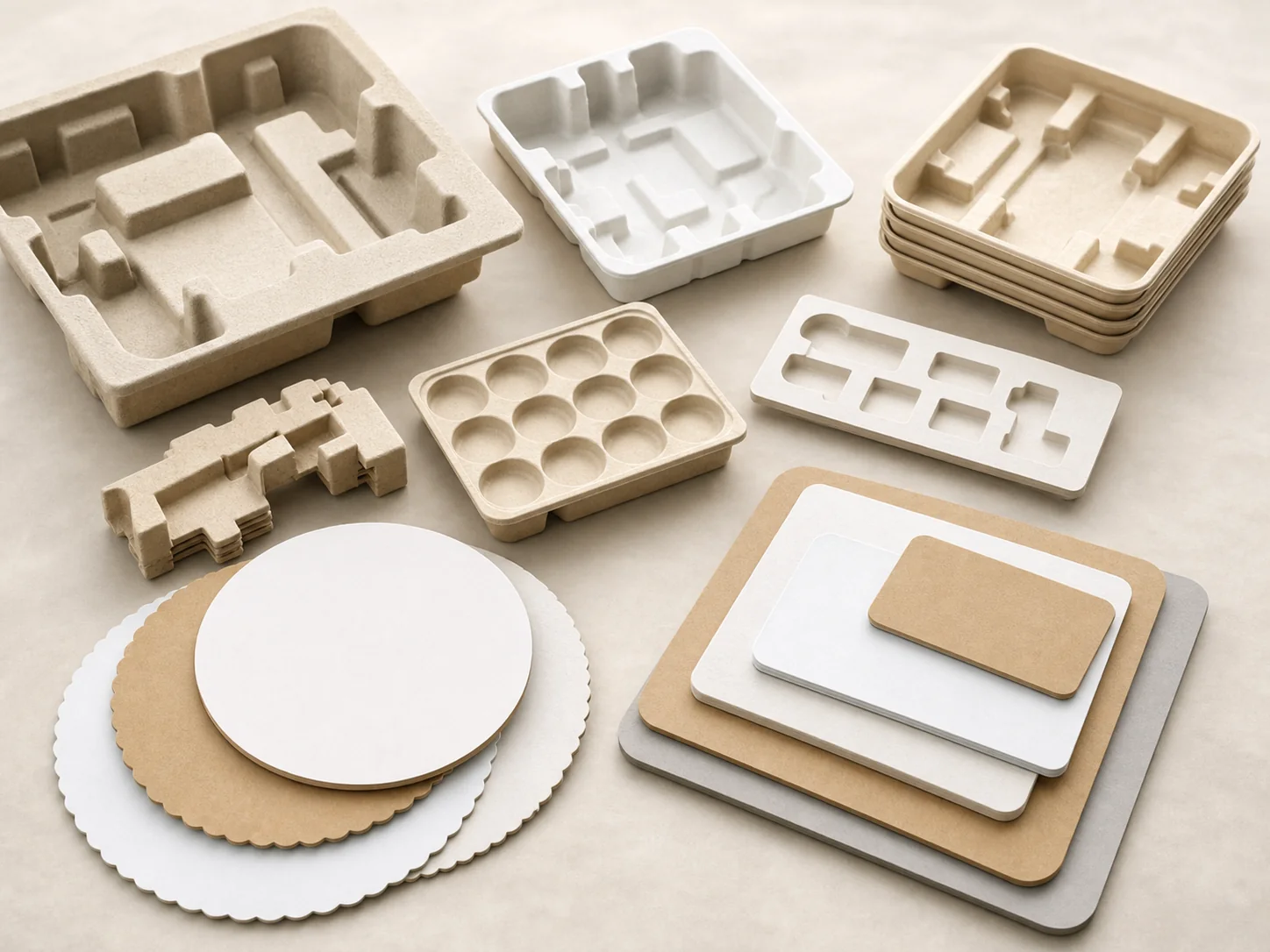 AI-generated representative visual of paper inserts and divider tray structures