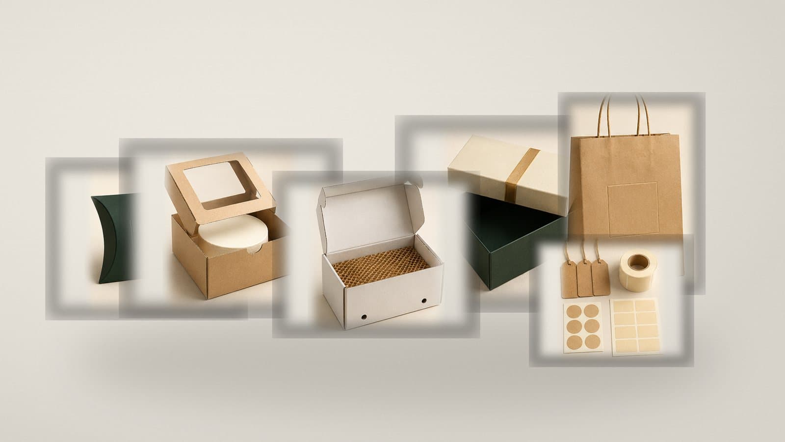 Paper packaging structure and finished packaging references