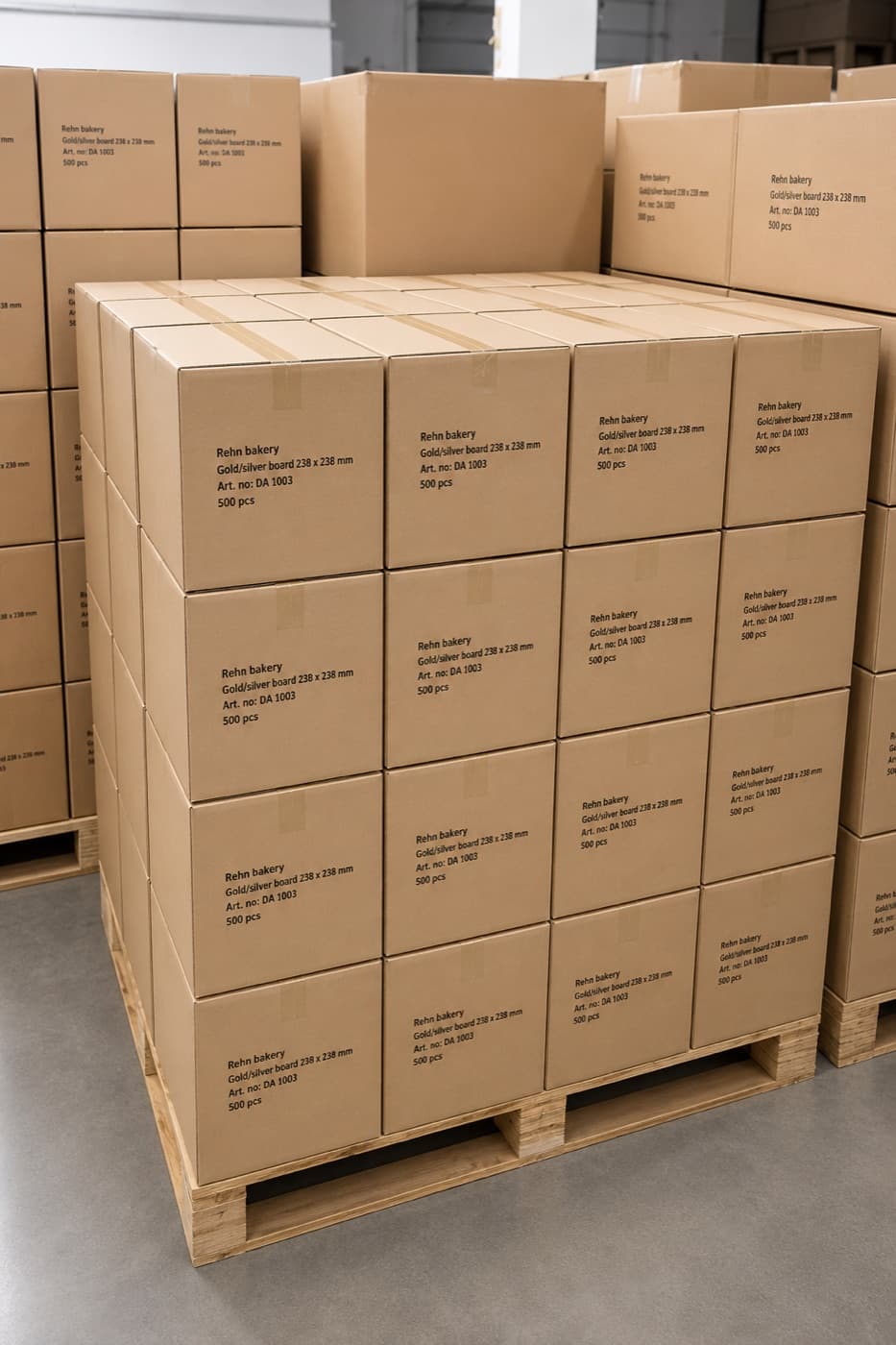 Cake packaging components