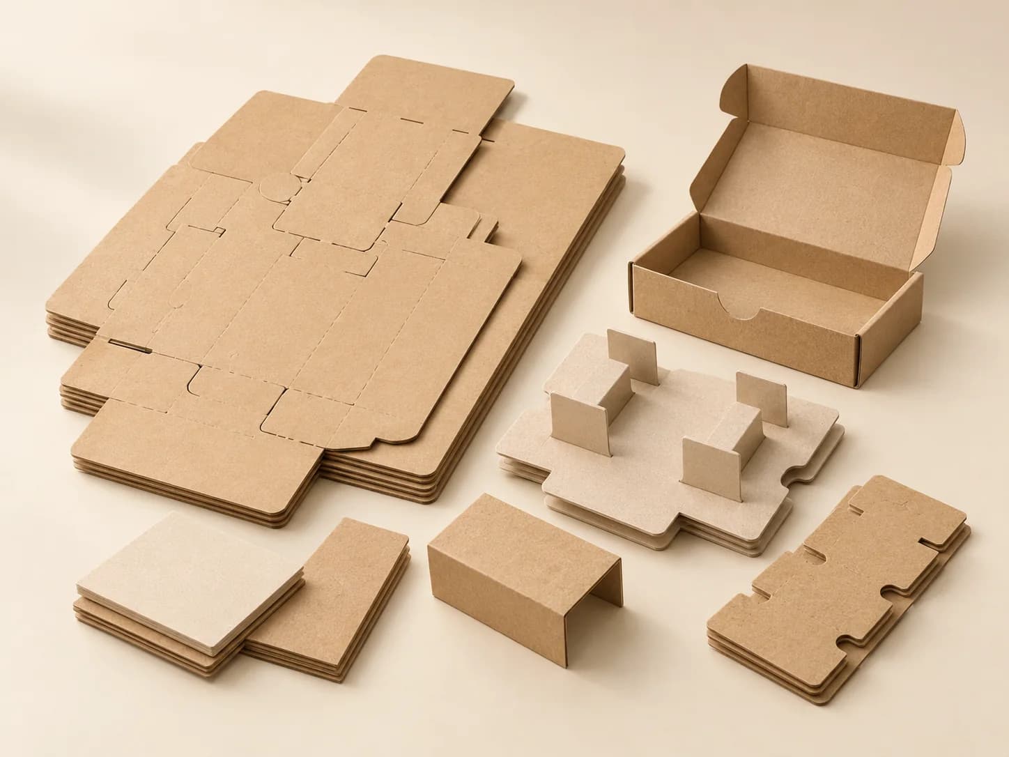 Die-cut paper component reference